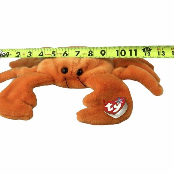 TY Beanie Baby Orange Crab with Tag "Digger."  12 - Picture 2 of 12